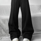 Figure Flattering Drooping Straight Leg Sweatpants
