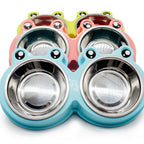 Pet Food Container with Integrated Bowl | Portable Storage and Feeding System