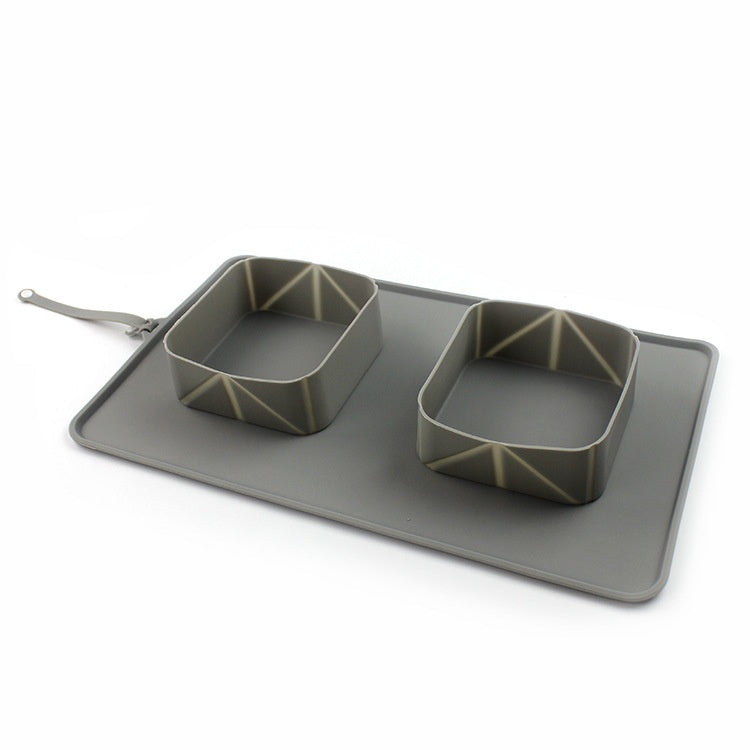 Portable Silicone Folding Pet Bowl | Collapsible Travel Feeder for Dogs & Cats