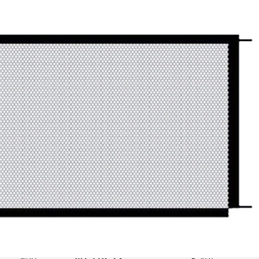 Portable & Foldable Dog Isolation Gate | Nylon Pet Protection Safety Fence
