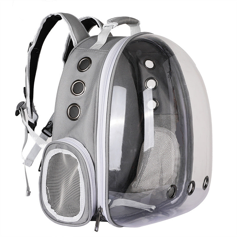 Breathable Bubble Pet Carrier Handbag | Portable Puppy & Rabbit Rucksack with Wide View