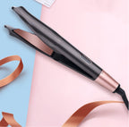 Professional 2-in-1 Hair Straightener & Crimper | Dry/Wet Hair Styling Comb