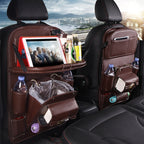 Back Car Seat Leather Tray