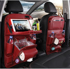 Back Car Seat Leather Tray