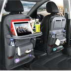 Back Car Seat Leather Tray