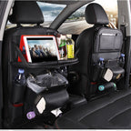 Back Car Seat Leather Tray