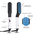 Multifunctional Hair Straightener Comb Brush | Men's Beard & Hair Straightening Tool