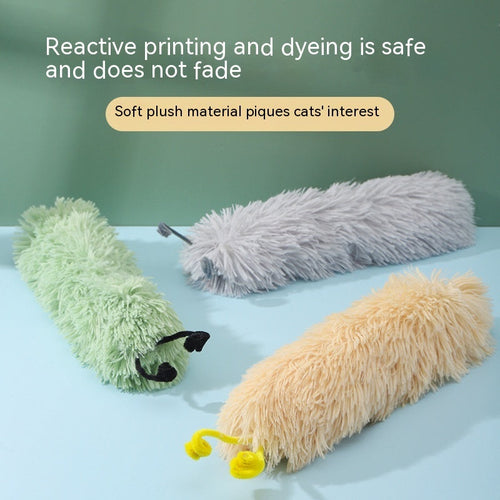 Caterpillar Ringing Paper Cat Toy | Self-Play, Bite-Resistant & Anxiety Relieving