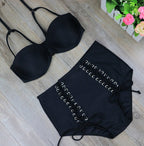 Bikinis Women Swimsuit High Waisted Bathing Suits
