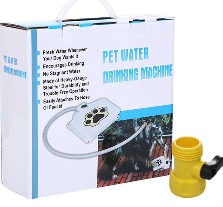 Fresh Water Outdoor Dog Fountain | Easy-to-Use Step Pedal Pet Waterer