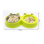 Pet Food Container with Integrated Bowl | Portable Storage and Feeding System