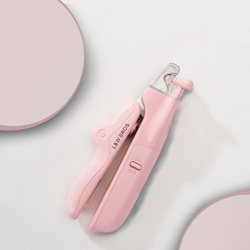Professional Pet Nail Clippers with LED Light | Safety Trimmer Tool for Dogs & Cats