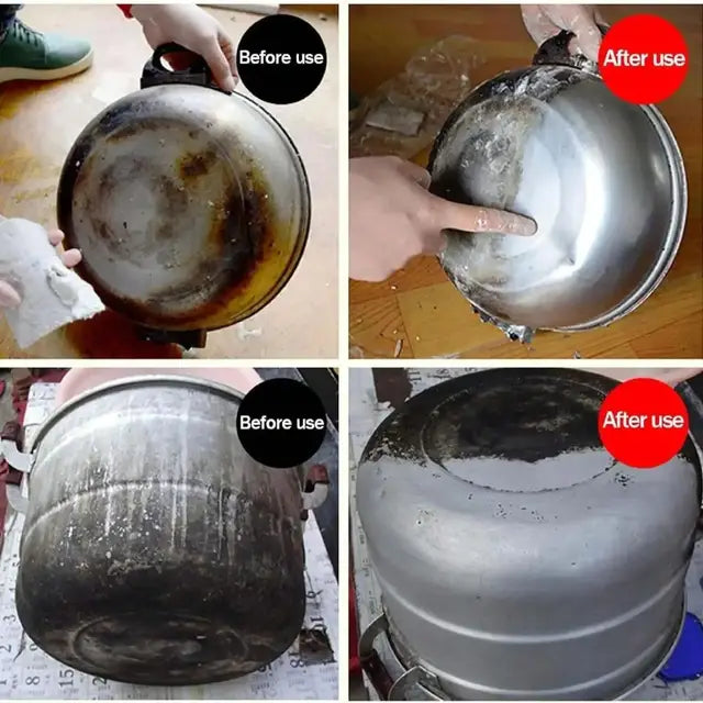 Multi-Purpose Cookware Cleaning Paste – Removes Burnt-On Grease & Stains
