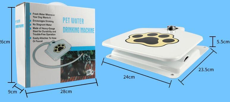 Fresh Water Outdoor Dog Fountain | Easy-to-Use Step Pedal Pet Waterer