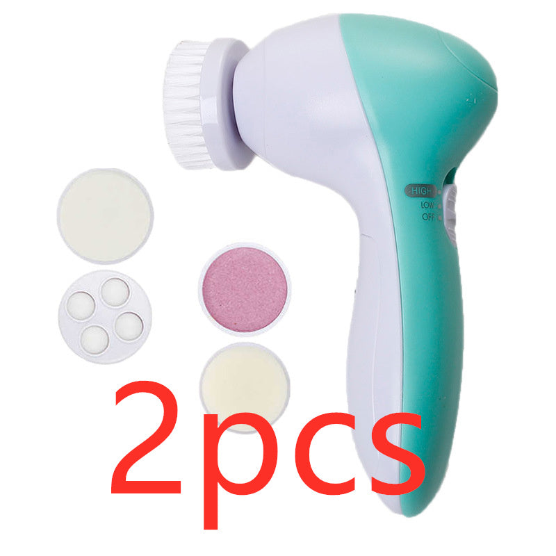 Electric Facial Cleansing Brush Kit | Multifunctional Skin Care Massager