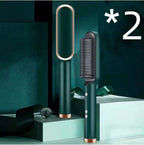 Electric Hair Brush Straightener & Curler | Dual-Purpose Negative Ion Hot Comb