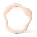 Modern Abstract Desktop Makeup Mirror | Simple Plastic Special-Shaped Design