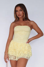 Niche-style Designer-inspired Solid-color Short Summer Dress