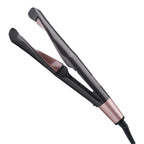Professional 2-in-1 Hair Straightener & Crimper | Dry/Wet Hair Styling Comb