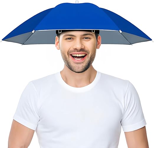 Folding Adjustable Umbrella Hat