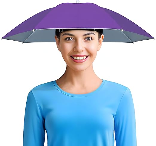 Folding Adjustable Umbrella Hat