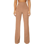 Fashion Fall High Waist Business Casual Trousers