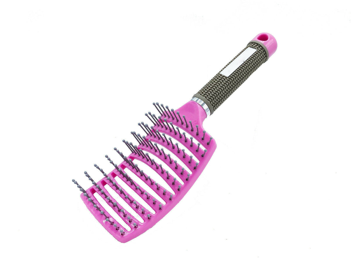 Styling Tool for Wet Curly Hair | Anti-Static Bending Nylon Detangling Brush
