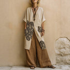 Women's Casual Wide-Leg Pants Two-Piece Set
