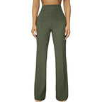 Fashion Fall High Waist Business Casual Trousers