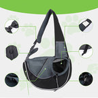 Stylish Portable Pet Carrier Bag | Crossbody Travel for Small Dog & Cat