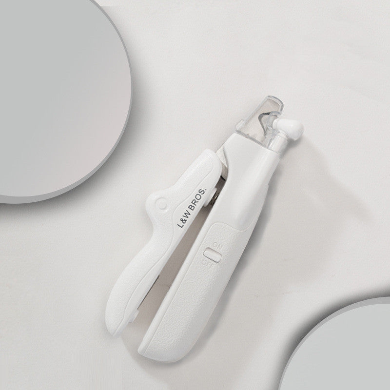Professional Pet Nail Clippers with LED Light | Safety Trimmer Tool for Dogs & Cats