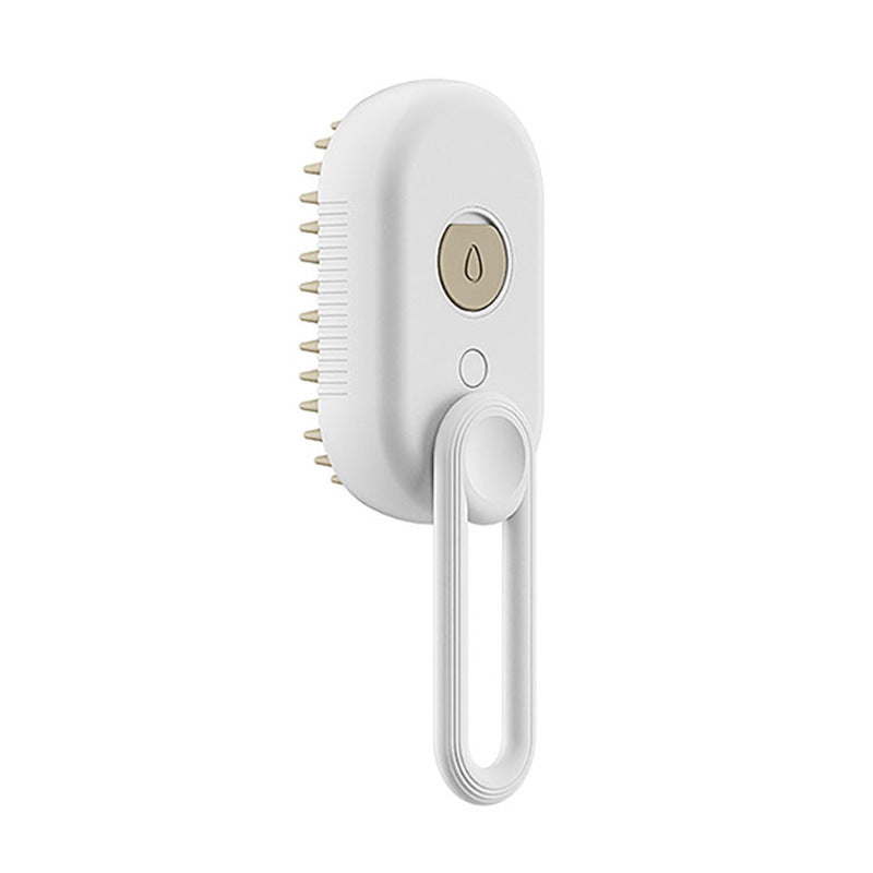 Steamy Dog & Cat Brush | Electric Spray Grooming Comb for Massage & Hair Removal