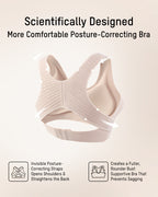 Front Closure Cross-Back Wireless Posture Bra