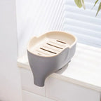 Creative Double-Layer Elephant Soap Holder & Drainer