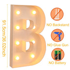Giant DIY Name Light-Up Letter Box | Christmas, Wedding & Birthday Decor