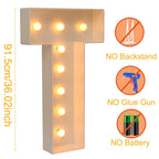 Giant DIY Name Light-Up Letter Box | Christmas, Wedding & Birthday Decor