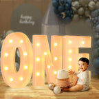 Giant DIY Name Light-Up Letter Box | Christmas, Wedding & Birthday Decor
