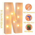 Giant DIY Name Light-Up Letter Box | Christmas, Wedding & Birthday Decor