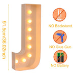 Giant DIY Name Light-Up Letter Box | Christmas, Wedding & Birthday Decor