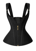 Waist Trainer For Women Body Shaper Corset Vest Tank Top With Steel Bones