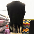 New Fringed Jacket Casual All-match Buttonless Vest