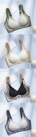 Plus-Size Sports Bra with Soft Support & Adjustable Straps