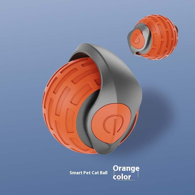 Self-Rolling Smart Cat Toy | Auto Electric Ball Teaser for Interactive Play & Fun