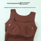 Four-season Womens Tank Top With Built-in Chest Pads, Breathable And Suitable For Wearing Outside