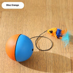 Intelligent Cat Teaser Ball | Automatic Moving Toy with Mouse Sounds for Pets