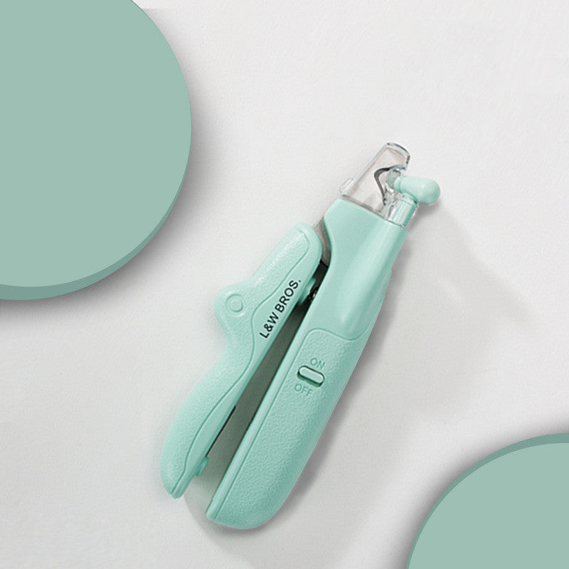 Professional Pet Nail Clippers with LED Light | Safety Trimmer Tool for Dogs & Cats