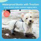 Premium Dog Leggings for Boots | Deluxe Anti-Slip Protective Winter Leg Covers