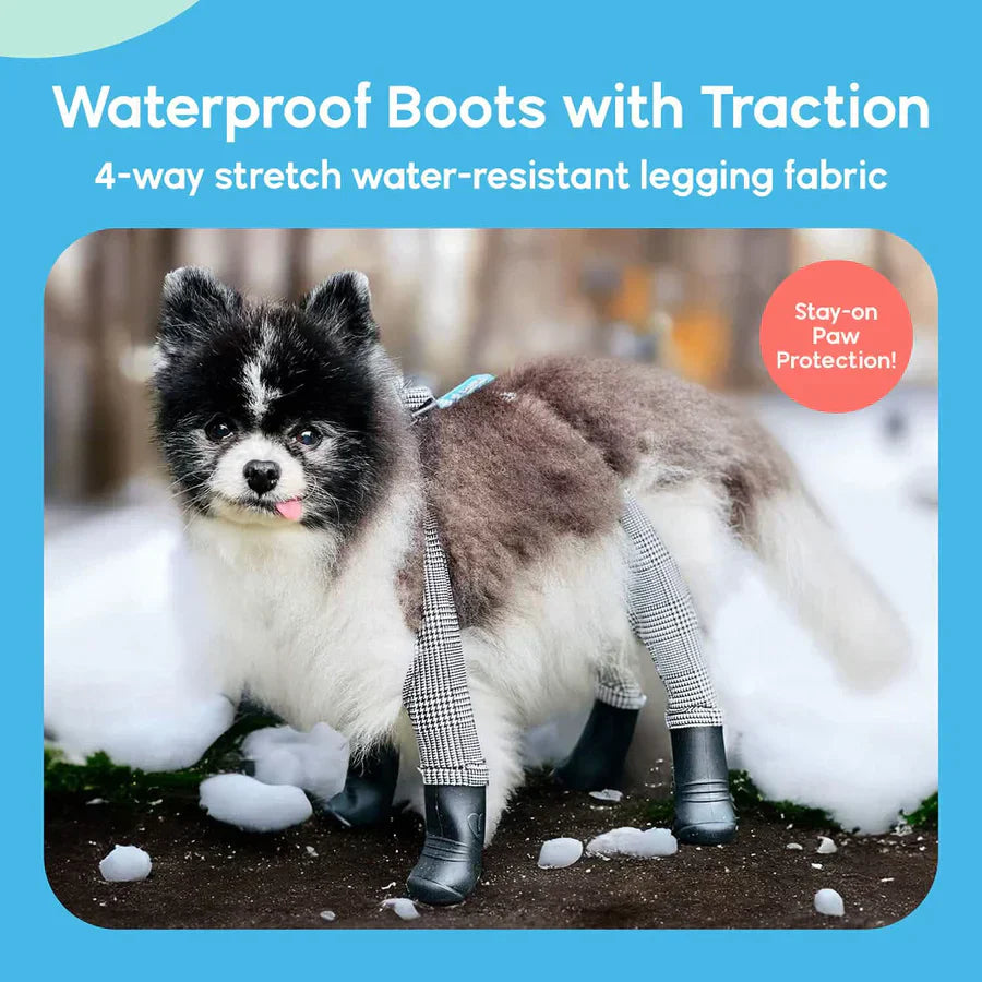 Premium Dog Leggings for Boots | Deluxe Anti-Slip Protective Winter Leg Covers
