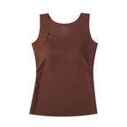 Four-season Womens Tank Top With Built-in Chest Pads, Breathable And Suitable For Wearing Outside