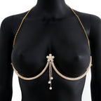 Women's Elegant Diamond Tassel Body Jewelry Chain